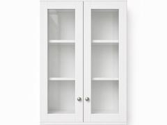 30-inch Shaker Glass-Door Wall Cabinet — front view