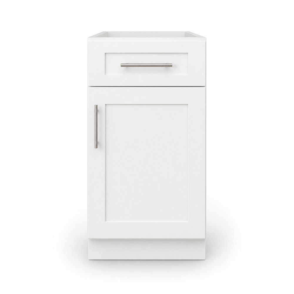 18-inch Shaker Base Cabinet — front view