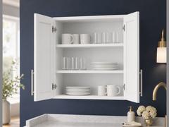 36-inch Shaker Wall Cabinet — styled kitchen