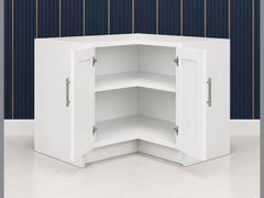 36-inch Shaker Lazy Susan Base Cabinet — open-door view