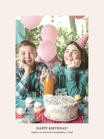 Birthday template preview