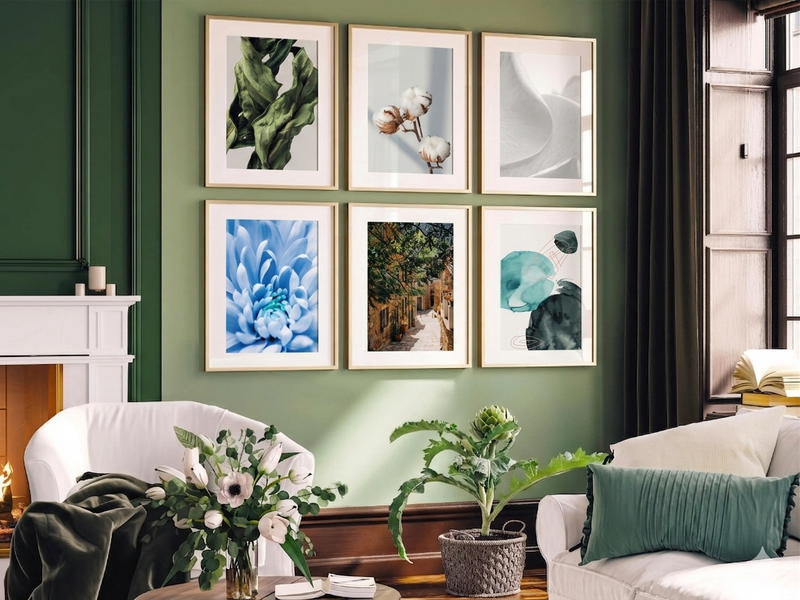 Botanical prints and floral wall art styling guide