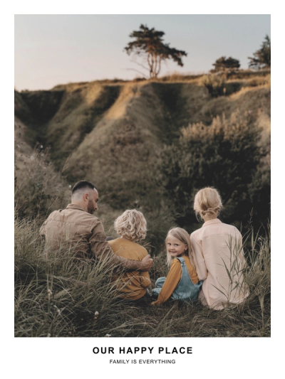 Family template preview