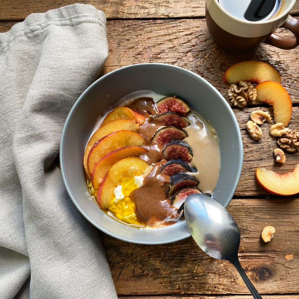 Bol énergie aux graines et fruits de saison