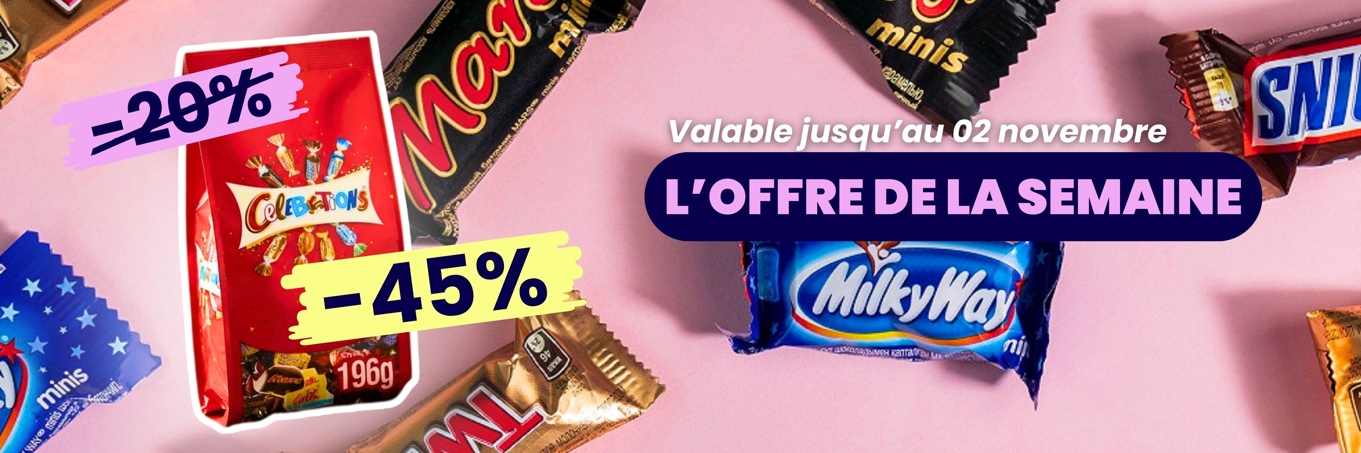 Assortiment de chocolats papillotes - Celebrations