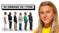 30 Boys Vs 1 Girl Challenge