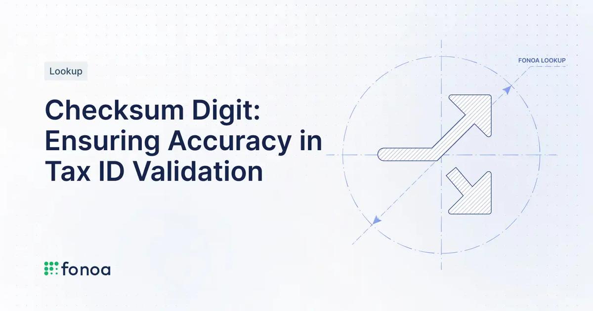 Checksum Digit Ensuring Accuracy In Tax ID Validation Checksum digit ensuring accuracy in tax id validation