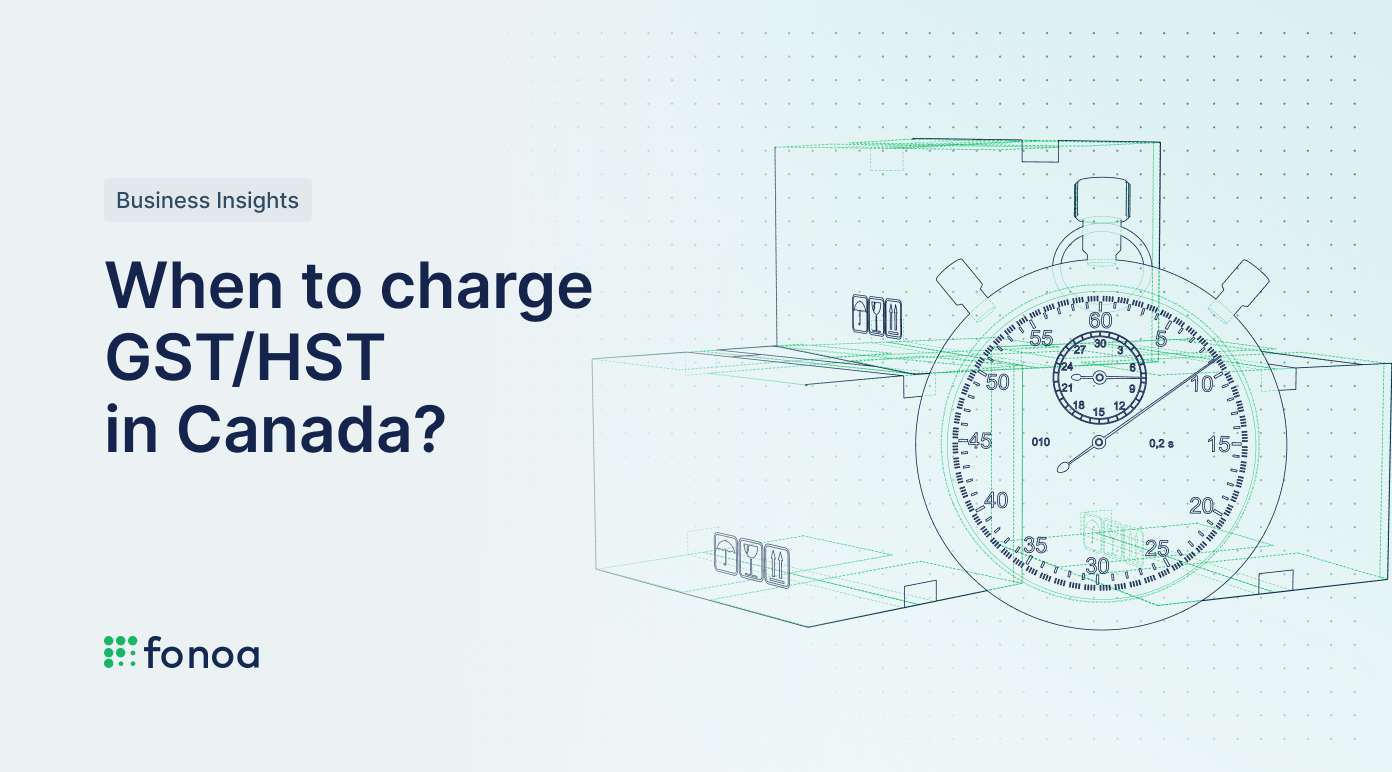 When to charge GST/HST in Canada?