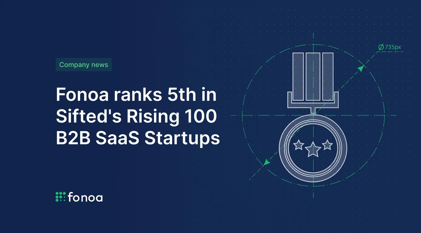 Fonoa Ranks 5th In Sifted's Rising 100 B2B SaaS Startups