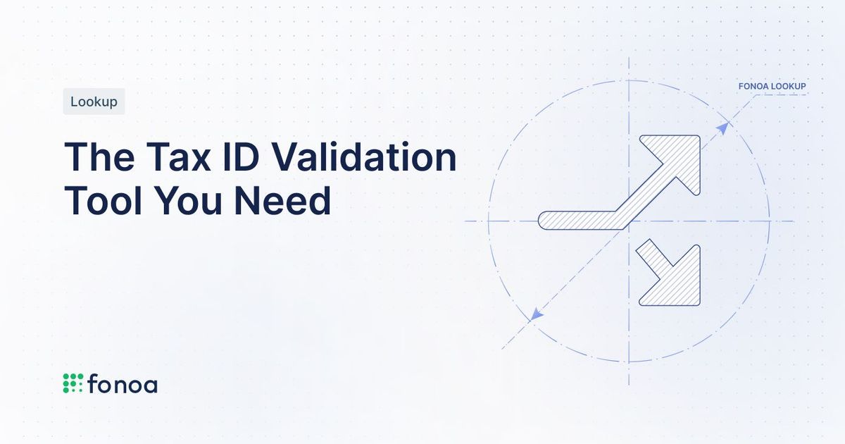 The Tax ID Validation Tool You Need The tax id validation tool you need