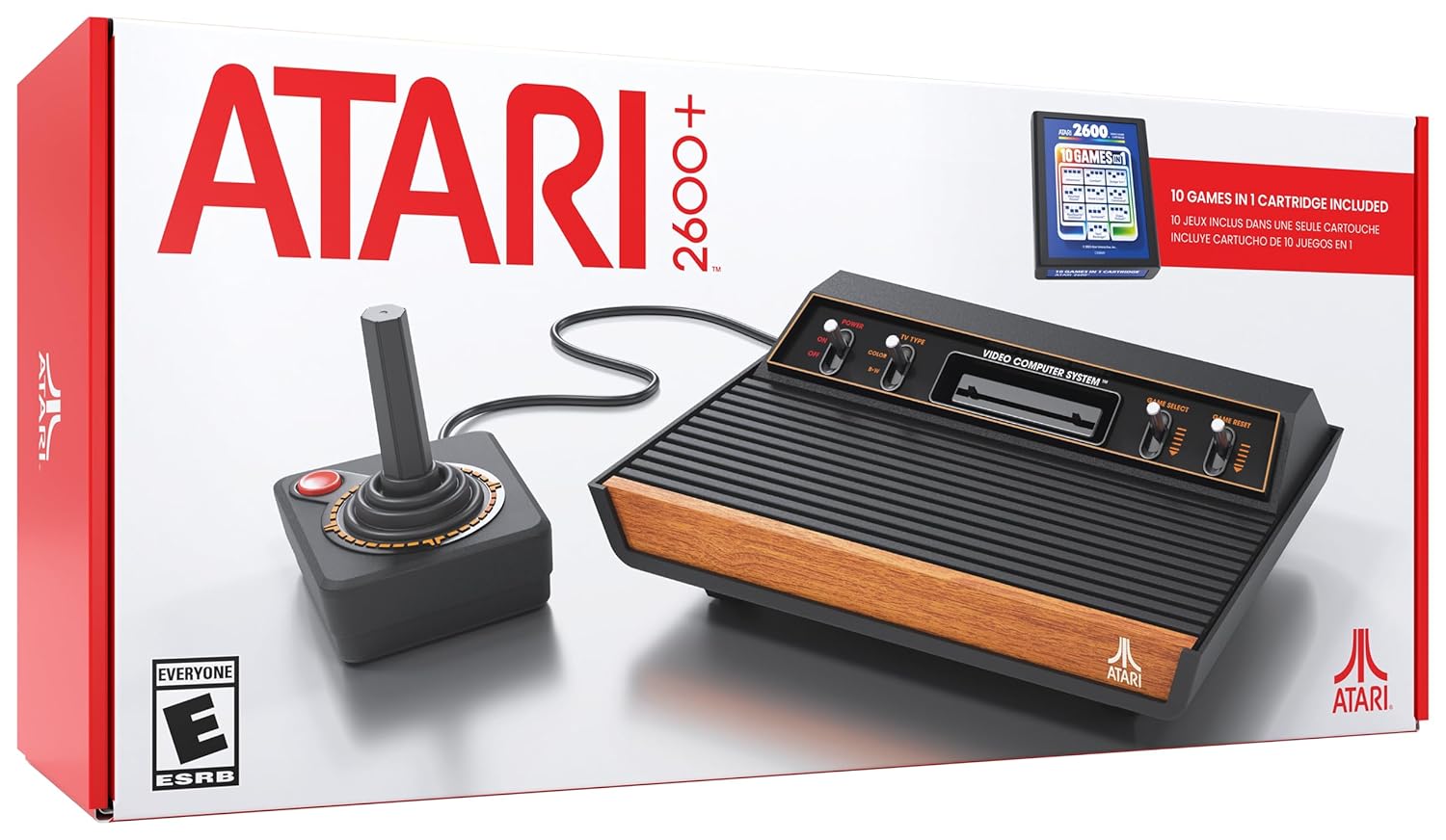 Atari Official 2600+ Console & Joystick - HDMI Output - Includes 10 Games