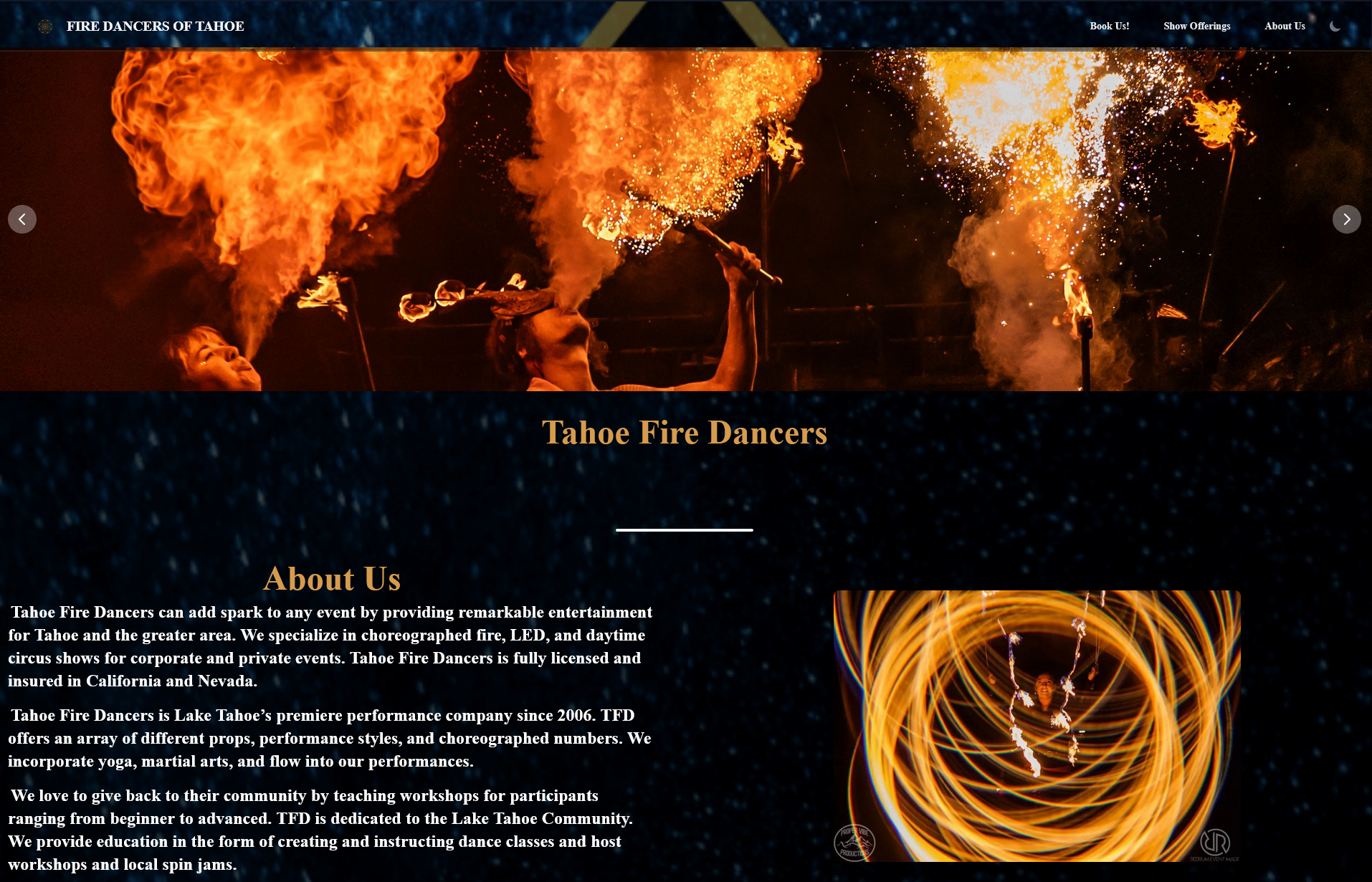 Tahoe Fire Dancers