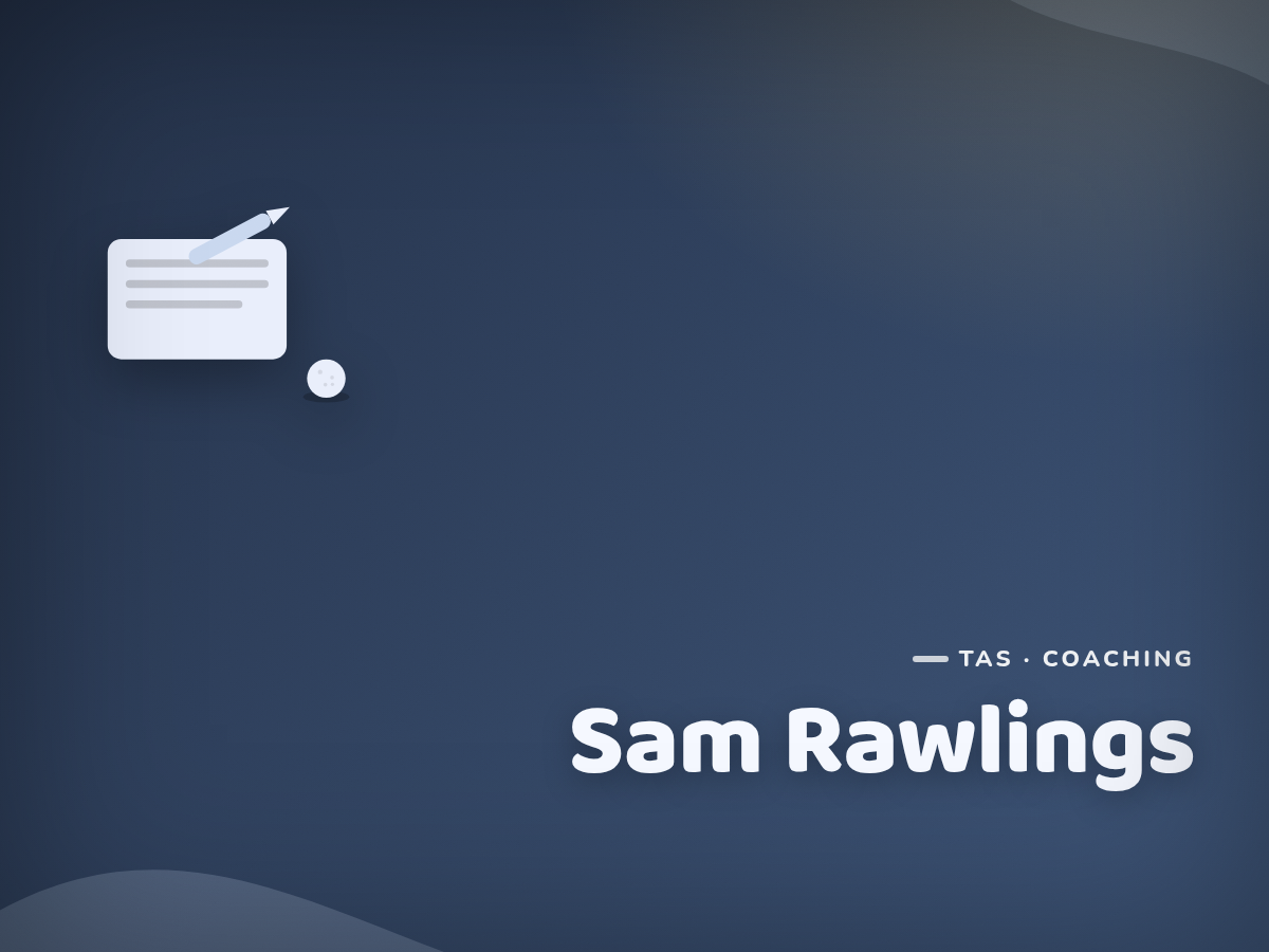 Golf Kids Australia branded tile for Sam Rawlings - not a photograph