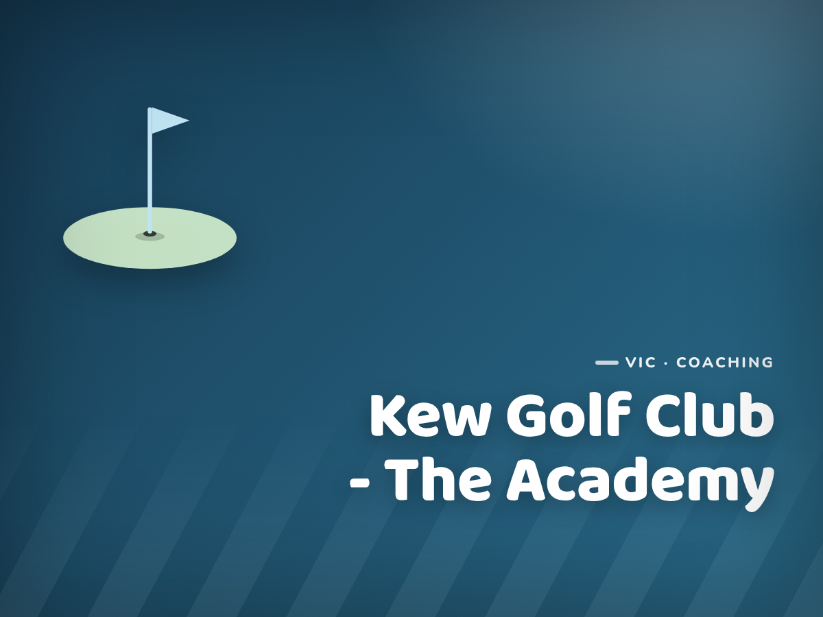 Golf Kids Australia branded tile for Kew Golf Club - The Academy - not a photograph