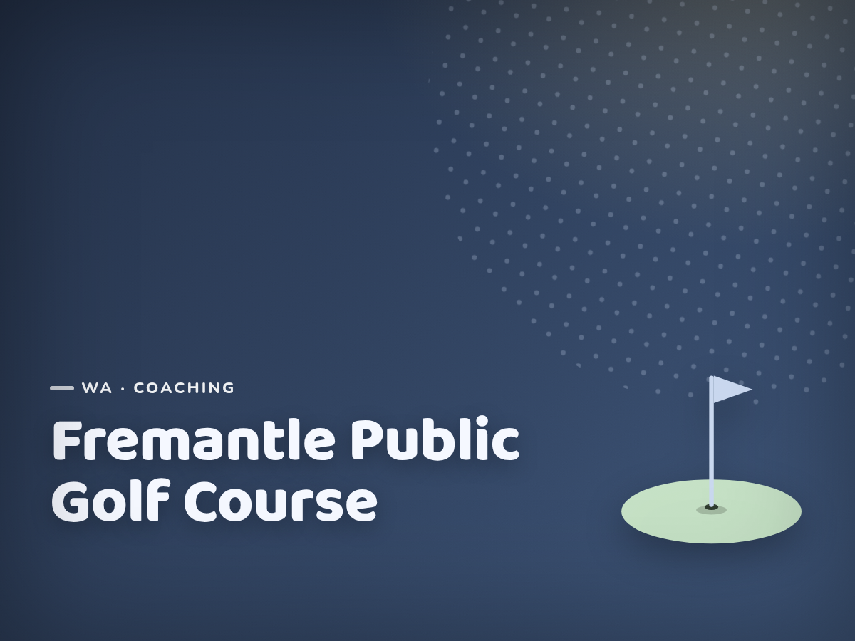 Fremantle Public Golf Course MyGolf Junior Program