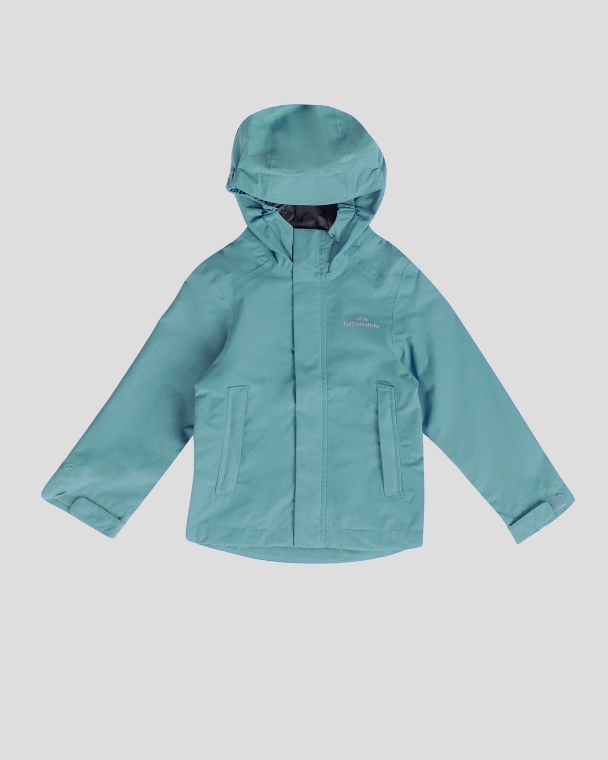 Kathmandu Kids' Andulo 2-layer Rain Jacket - Light Forest