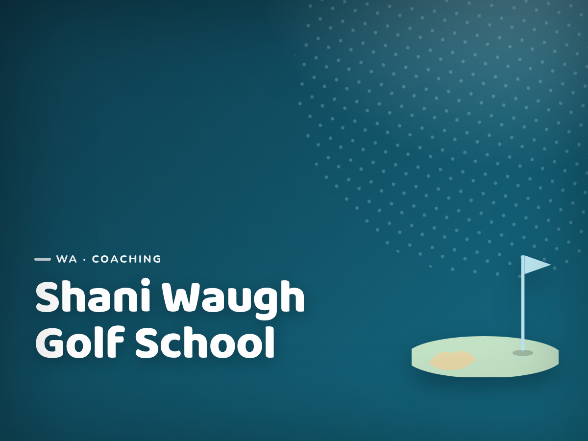 Golf Kids Australia branded tile for Shani Waugh Golf School - not a photograph