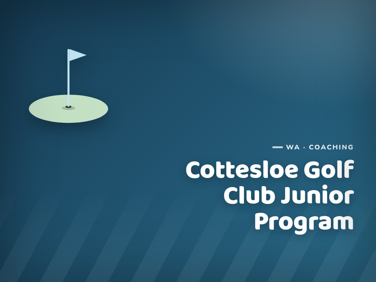Golf Kids Australia branded tile for Cottesloe Golf Club Junior Program - not a photograph