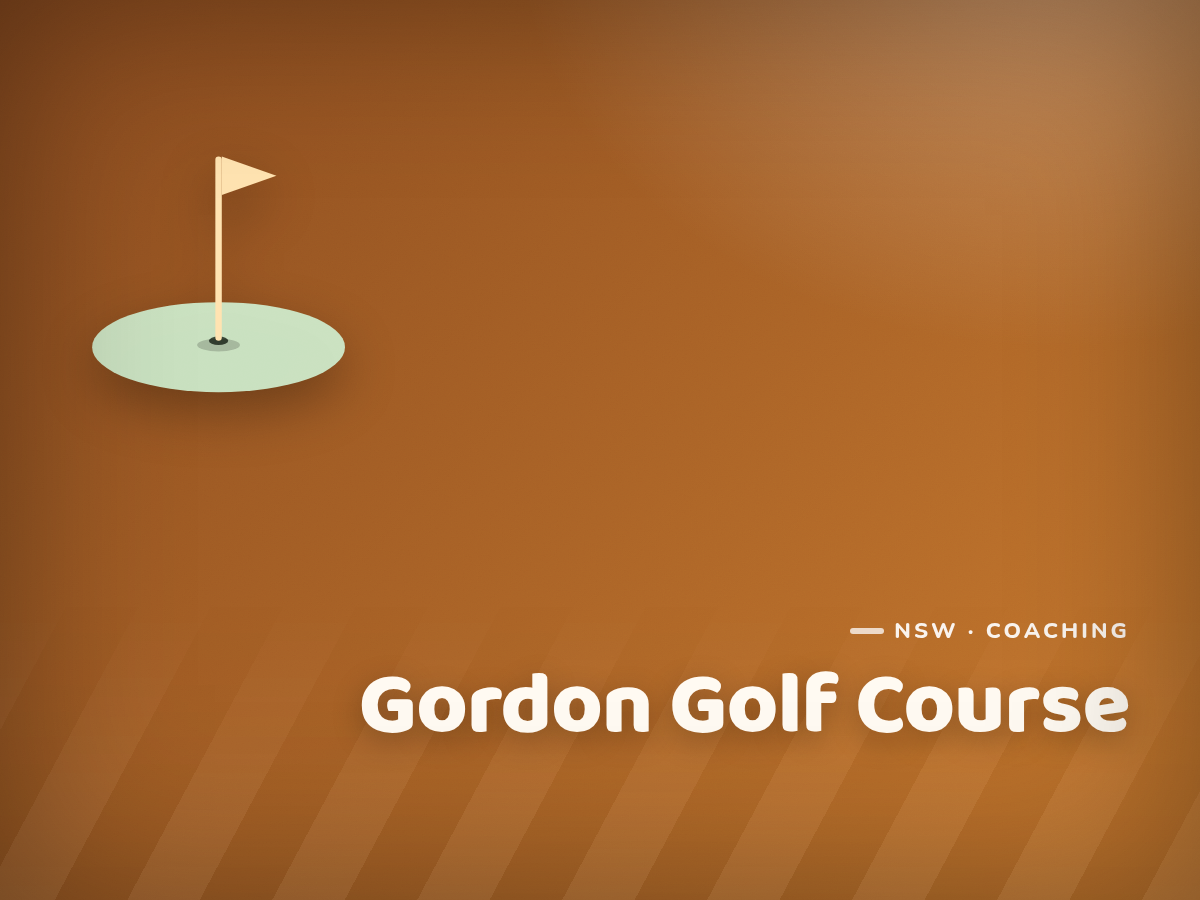 Gordon Golf Course Junior Coaching