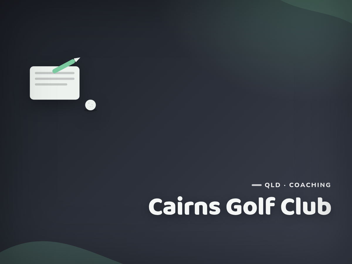 Cairns Golf Club Junior Coaching