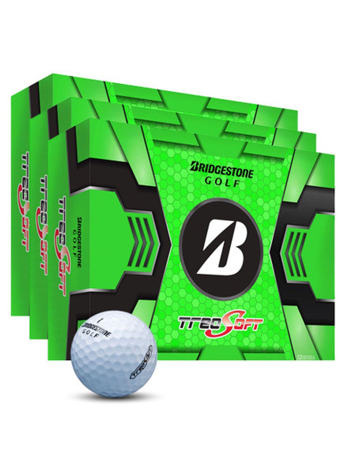 Bridgestone Treosoft Golf Balls - 3 Dozen