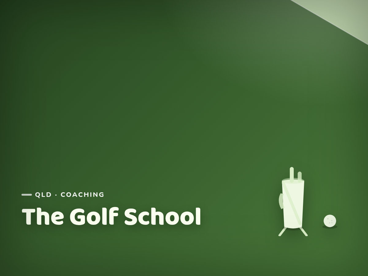 Golf Kids Australia branded tile for The Golf School - not a photograph