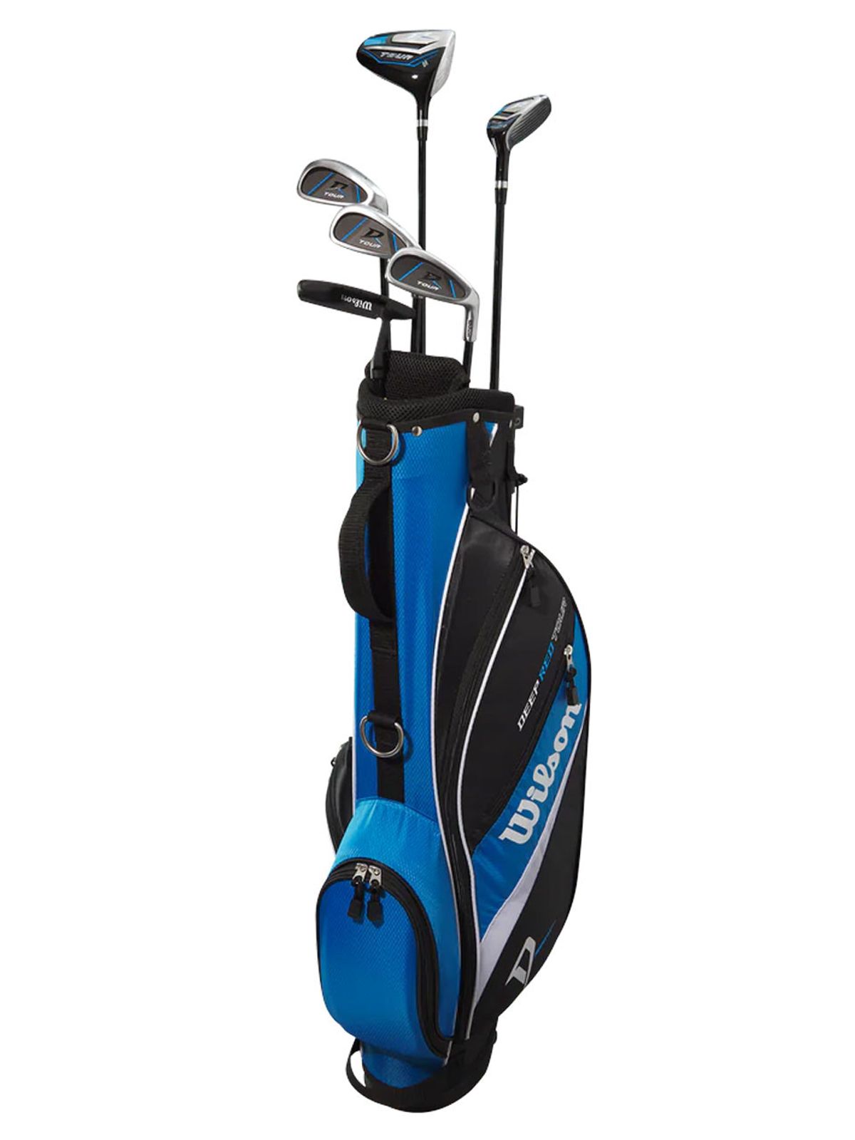 Wilson Deep Red Junior Package Set - Blue