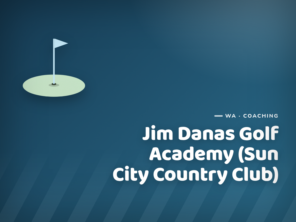 Golf Kids Australia branded tile for Jim Danas Golf Academy (Sun City Country Club) - not a photograph