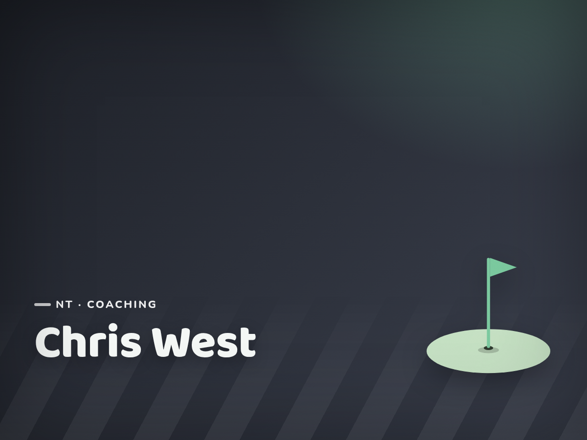 Golf Kids Australia branded tile for Chris West - not a photograph