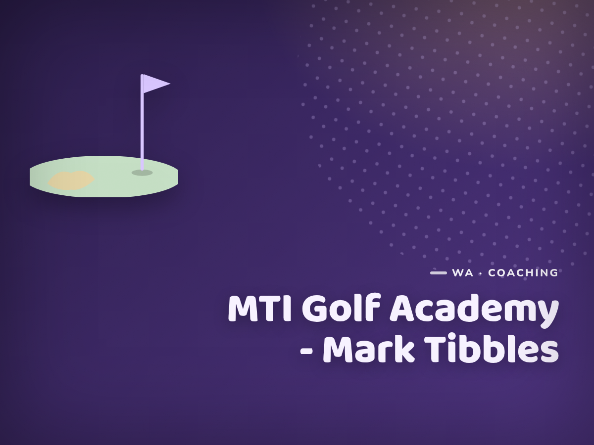Golf Kids Australia branded tile for MTI Golf Academy - Mark Tibbles - not a photograph