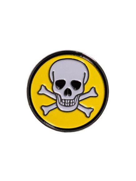 Redback Sport Ball Marker - Yellow Skull