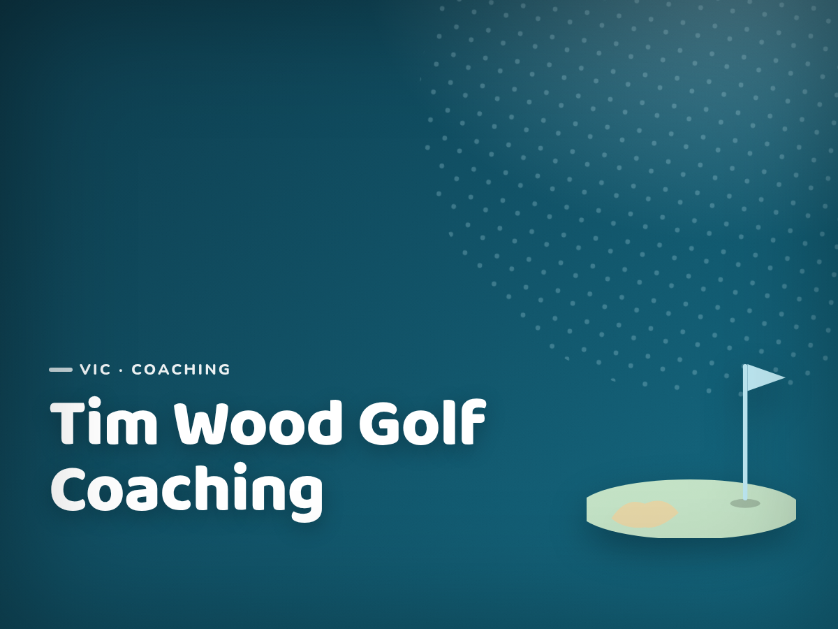 Golf Kids Australia branded tile for Tim Wood Golf Coaching - not a photograph