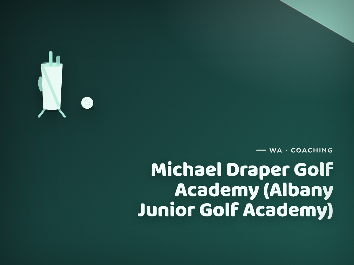 Golf Kids Australia branded tile for Michael Draper Golf Academy (Albany Junior Golf Academy) - not a photograph