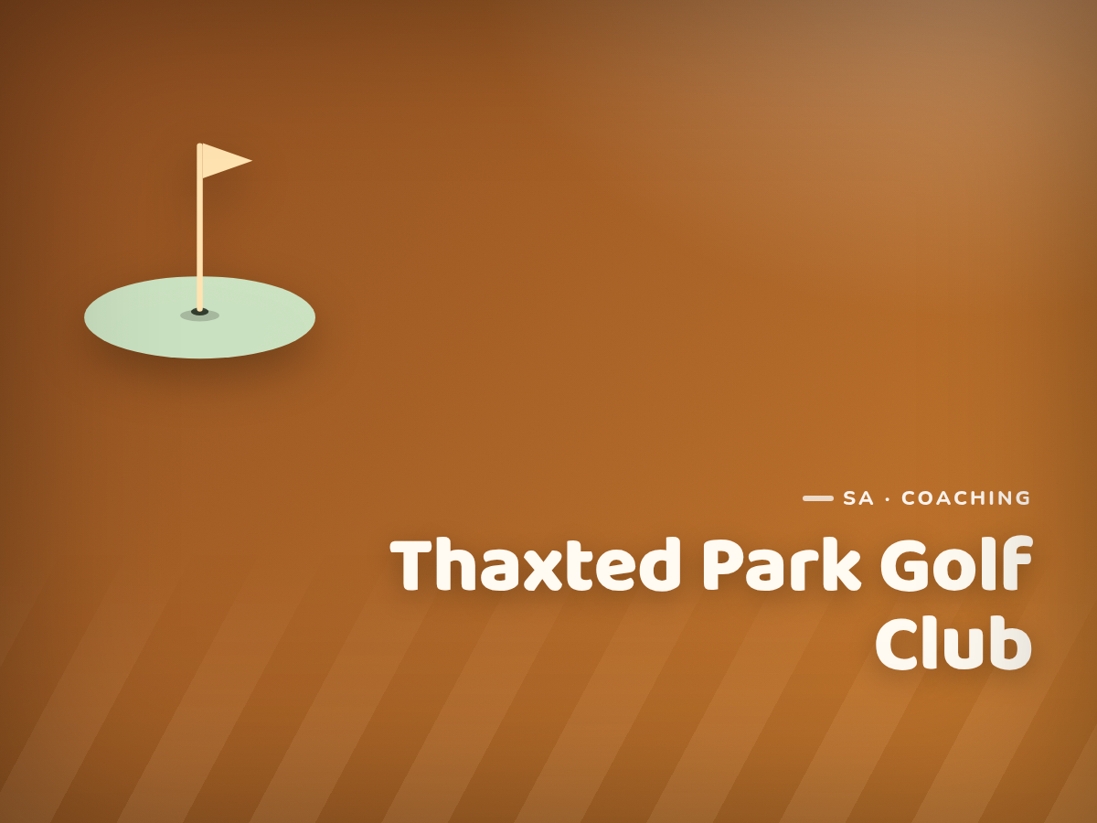 Thaxted Park Golf Club Junior Academy