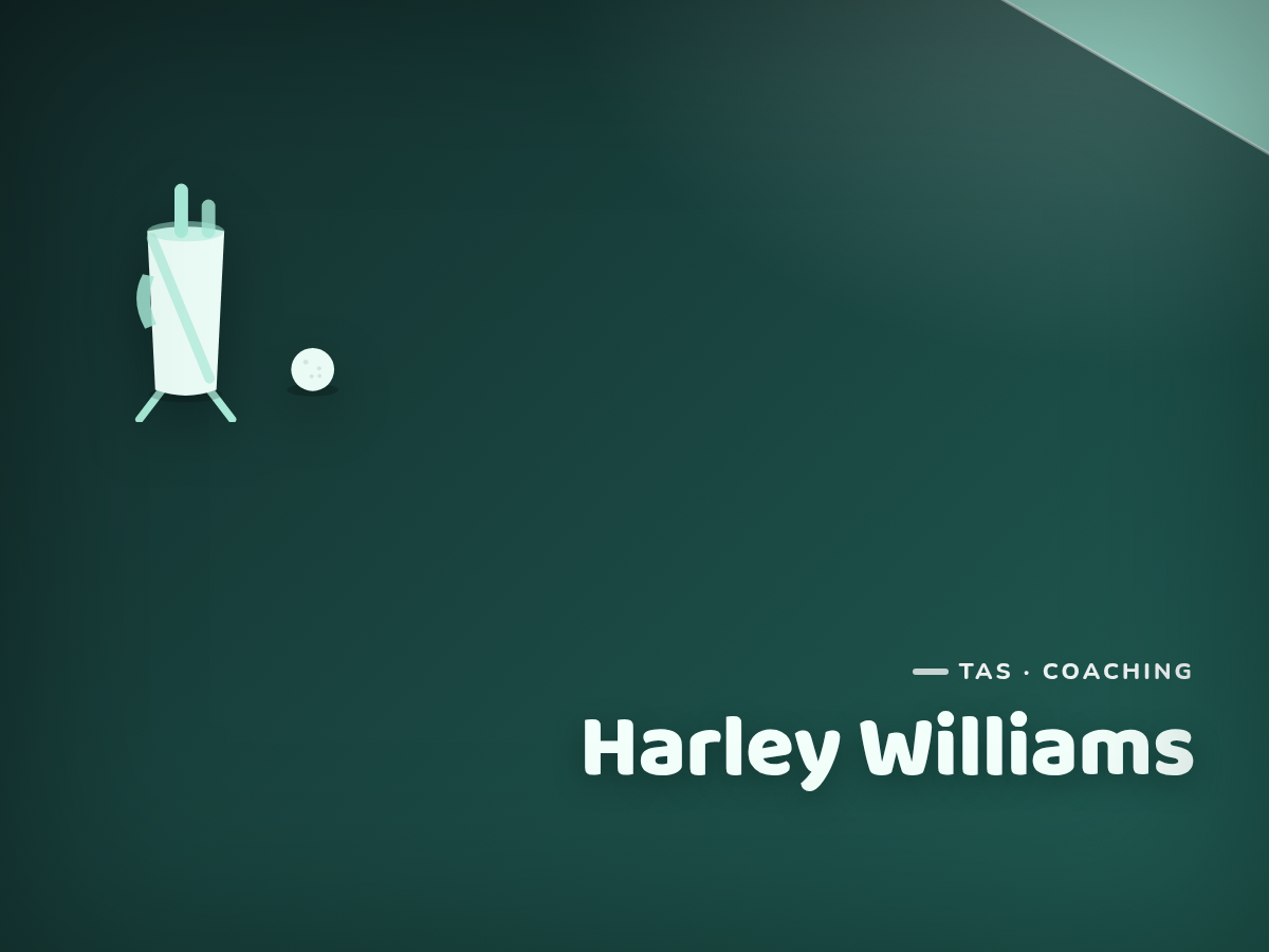 Golf Kids Australia branded tile for Harley Williams - not a photograph