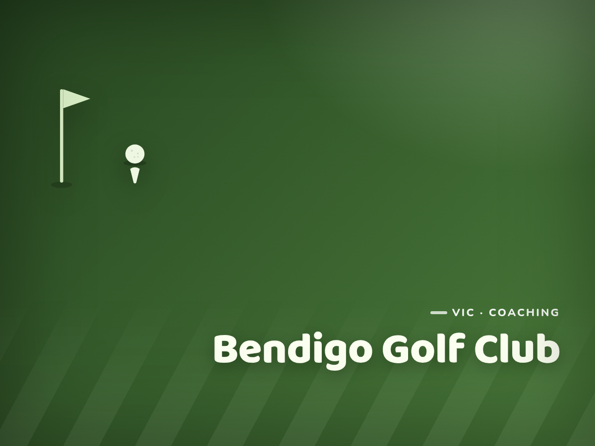 Bendigo Golf Club Junior Coaching
