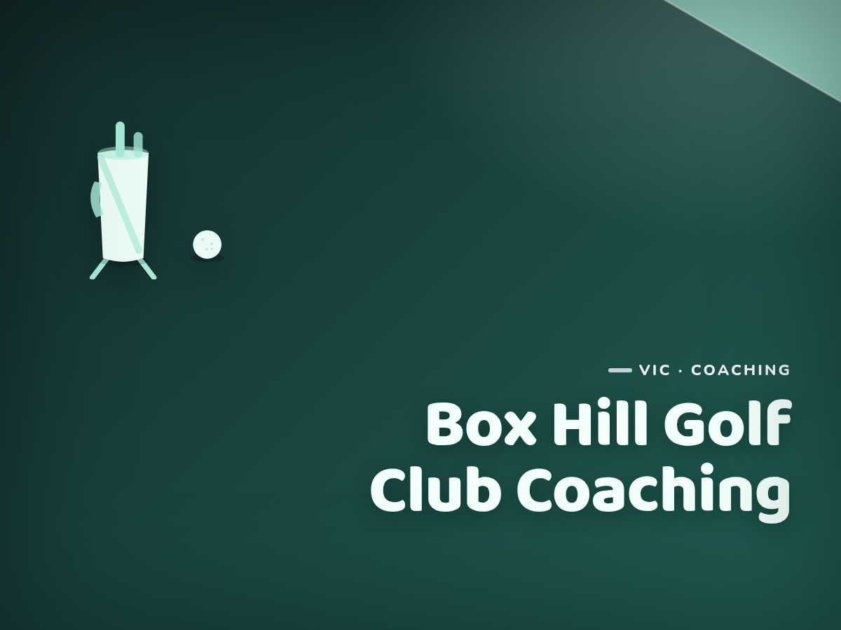 Golf Kids Australia branded tile for Box Hill Golf Club Coaching - not a photograph