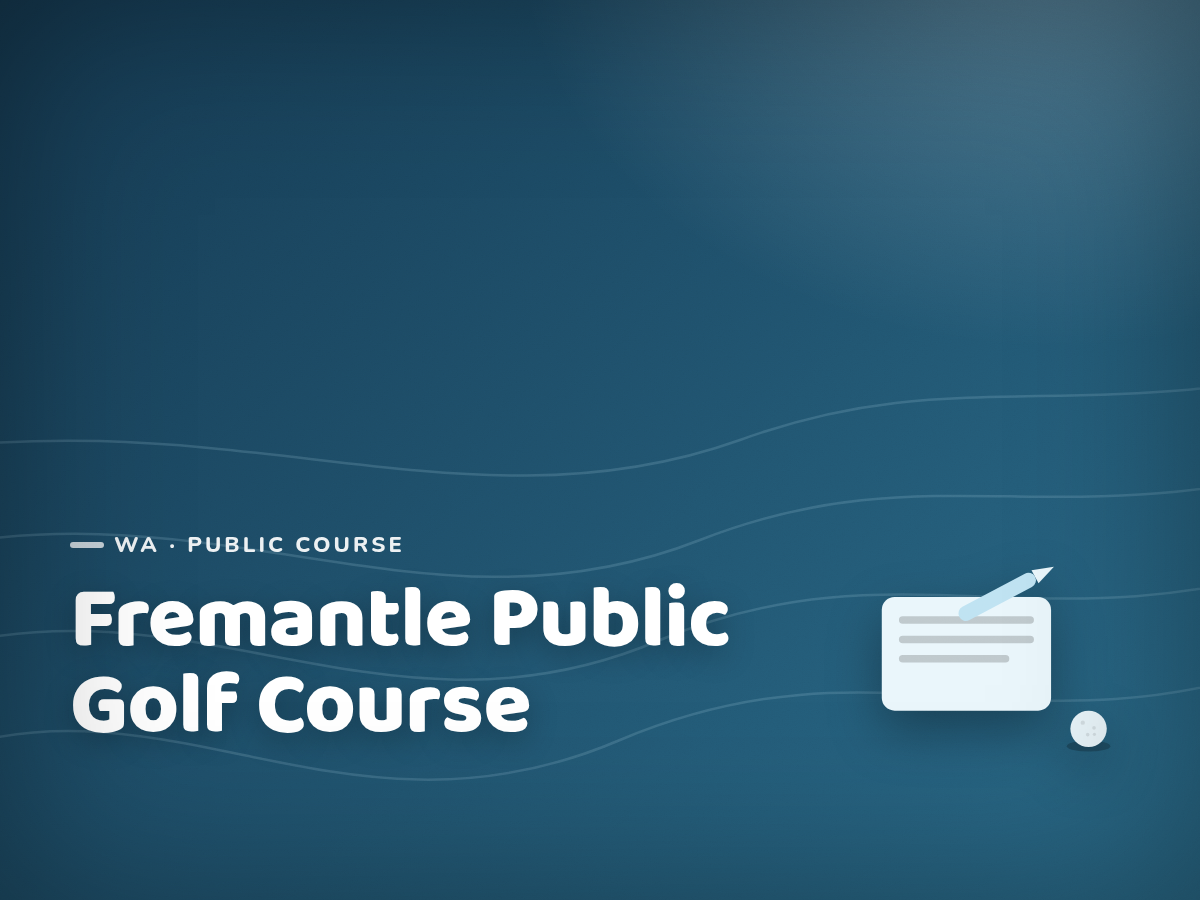 Fremantle Public Golf Course