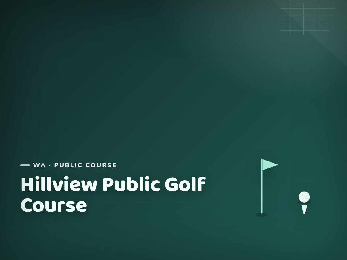 Hillview Public Golf Course