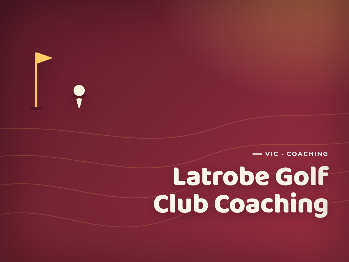 Golf Kids Australia branded tile for Latrobe Golf Club Coaching - not a photograph
