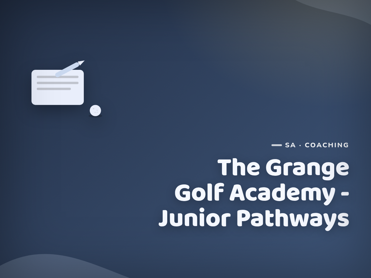 Golf Kids Australia branded tile for The Grange Golf Academy - Junior Pathways - not a photograph