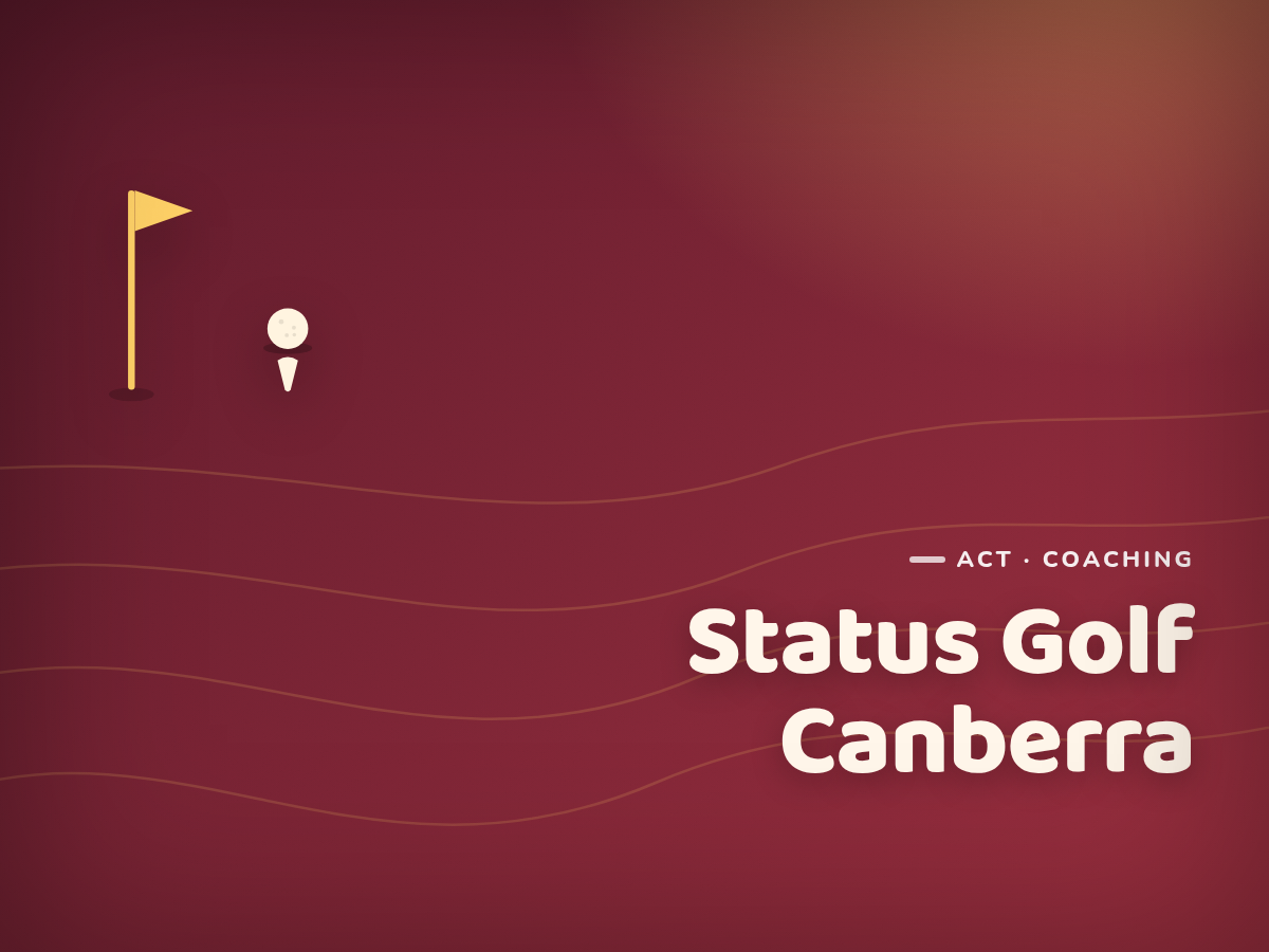 Golf Kids Australia branded tile for Status Golf Canberra - not a photograph