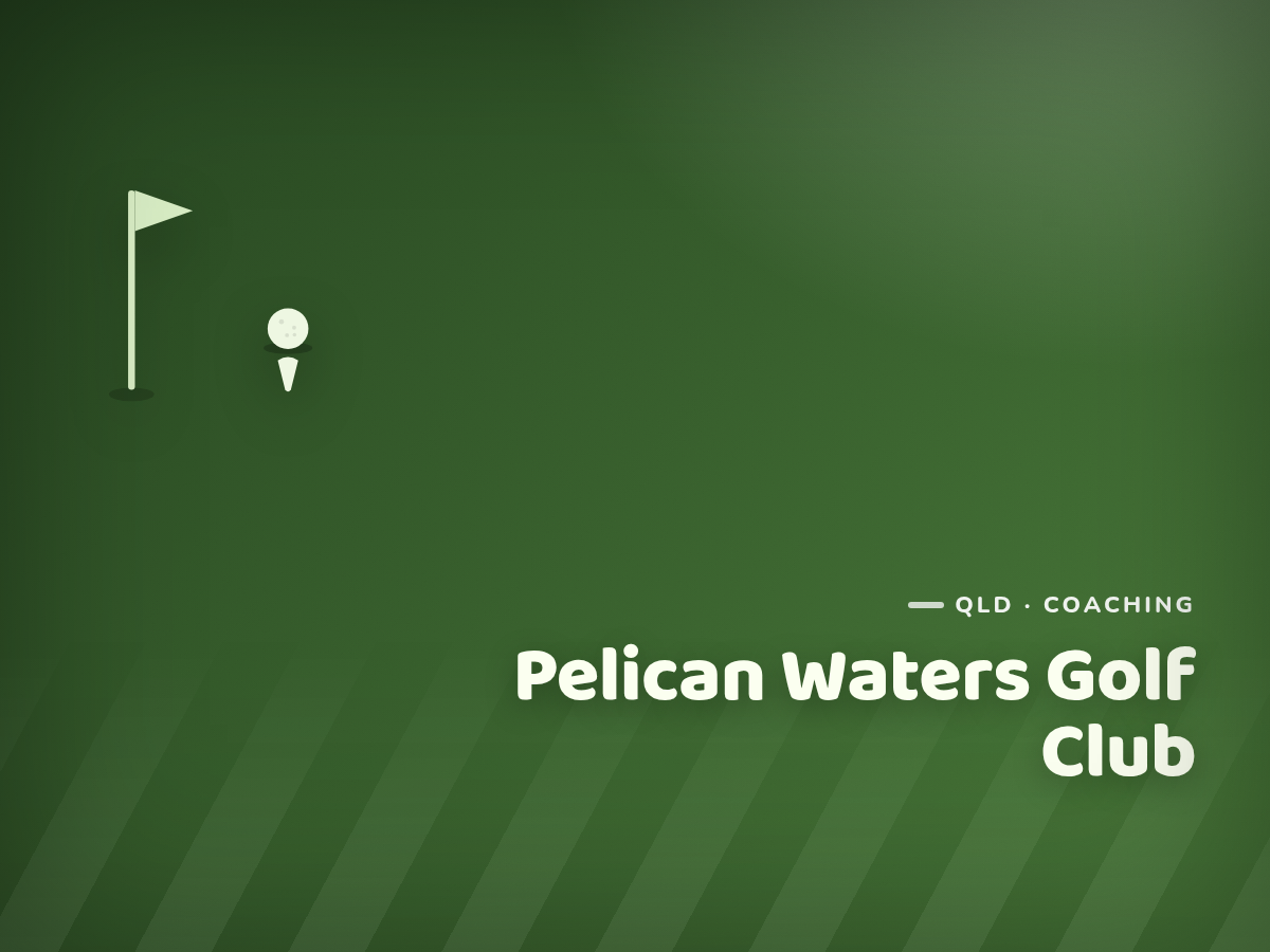 Pelican Waters Golf Club Junior Coaching