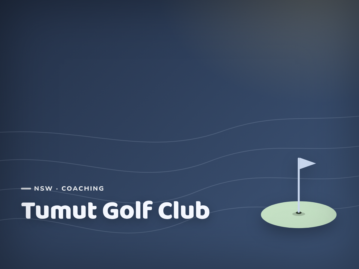 Tumut Golf Club Junior Coaching