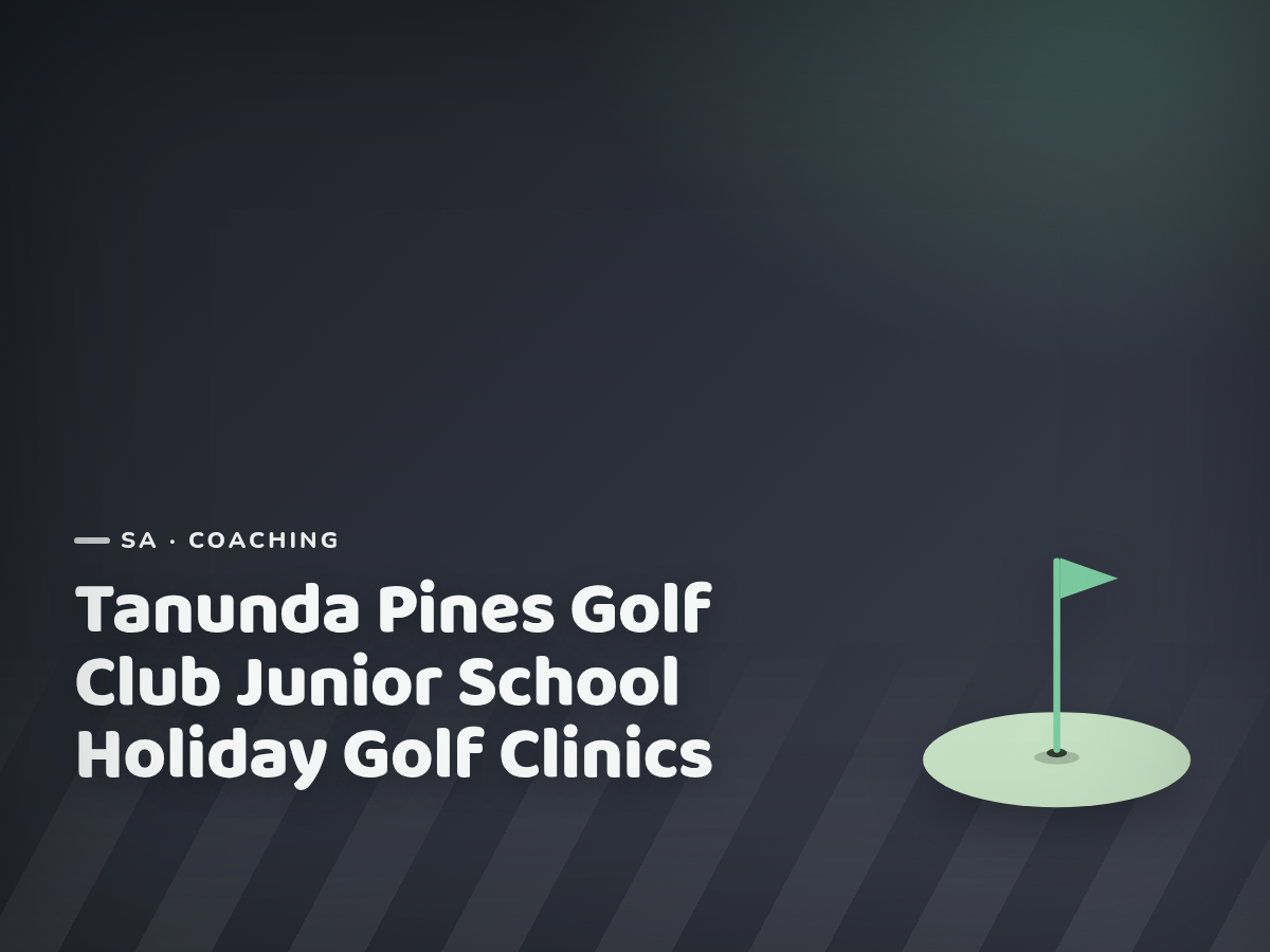 Golf Kids Australia branded tile for Tanunda Pines Golf Club Junior School Holiday Golf Clinics - not a photograph