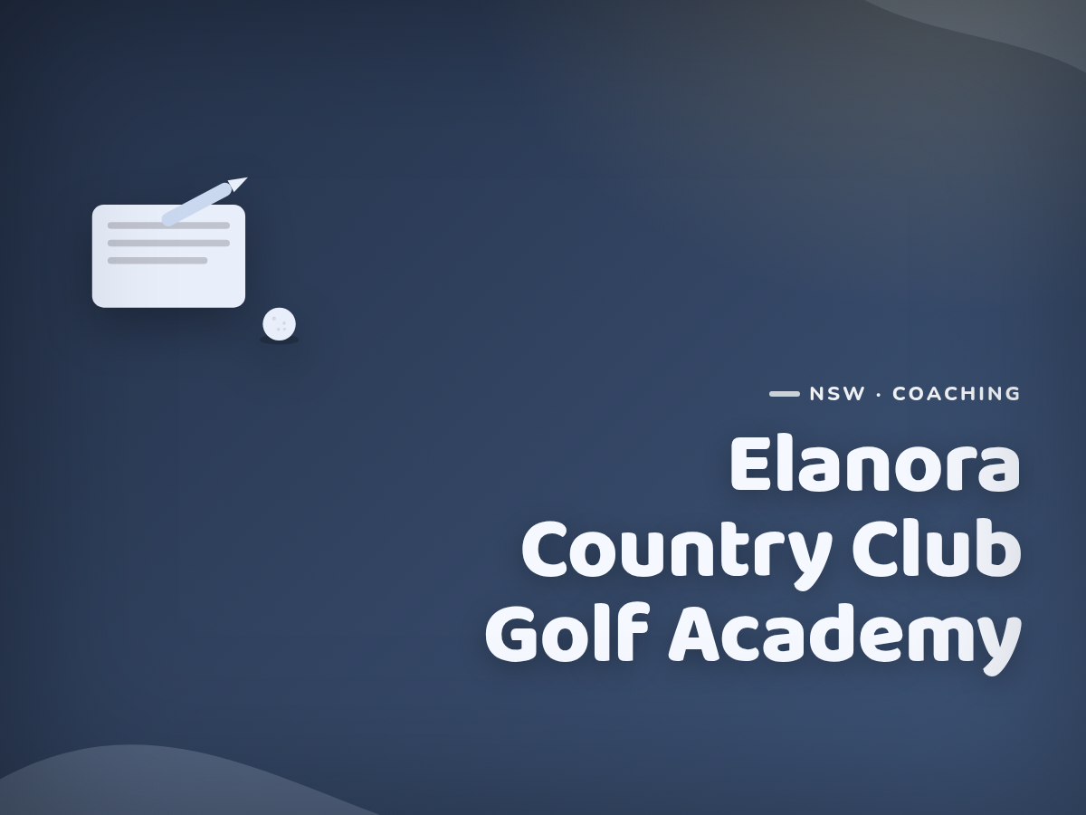Golf Kids Australia branded tile for Elanora Country Club Golf Academy - not a photograph