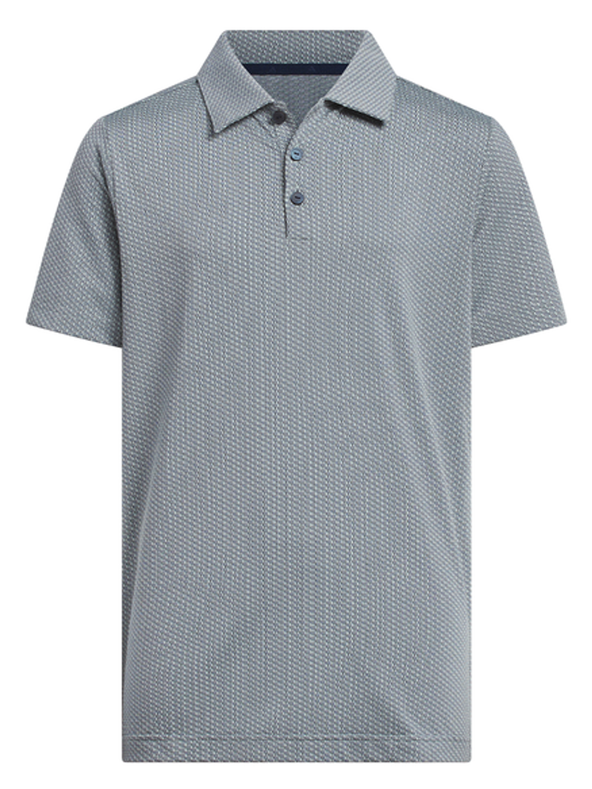 adidas Boys Textured Short Sleeve Polo - Wonder Sage