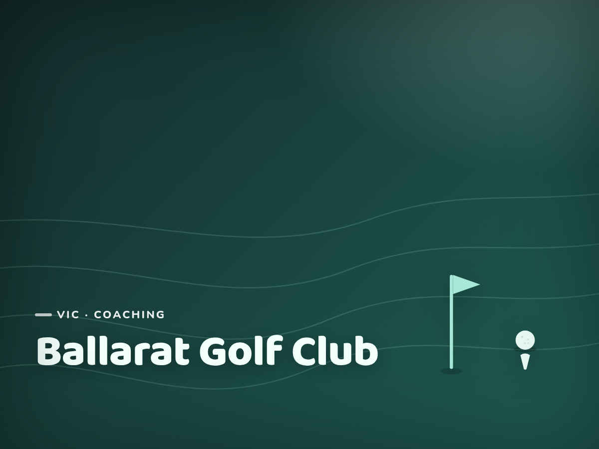 Ballarat Golf Club Junior Coaching