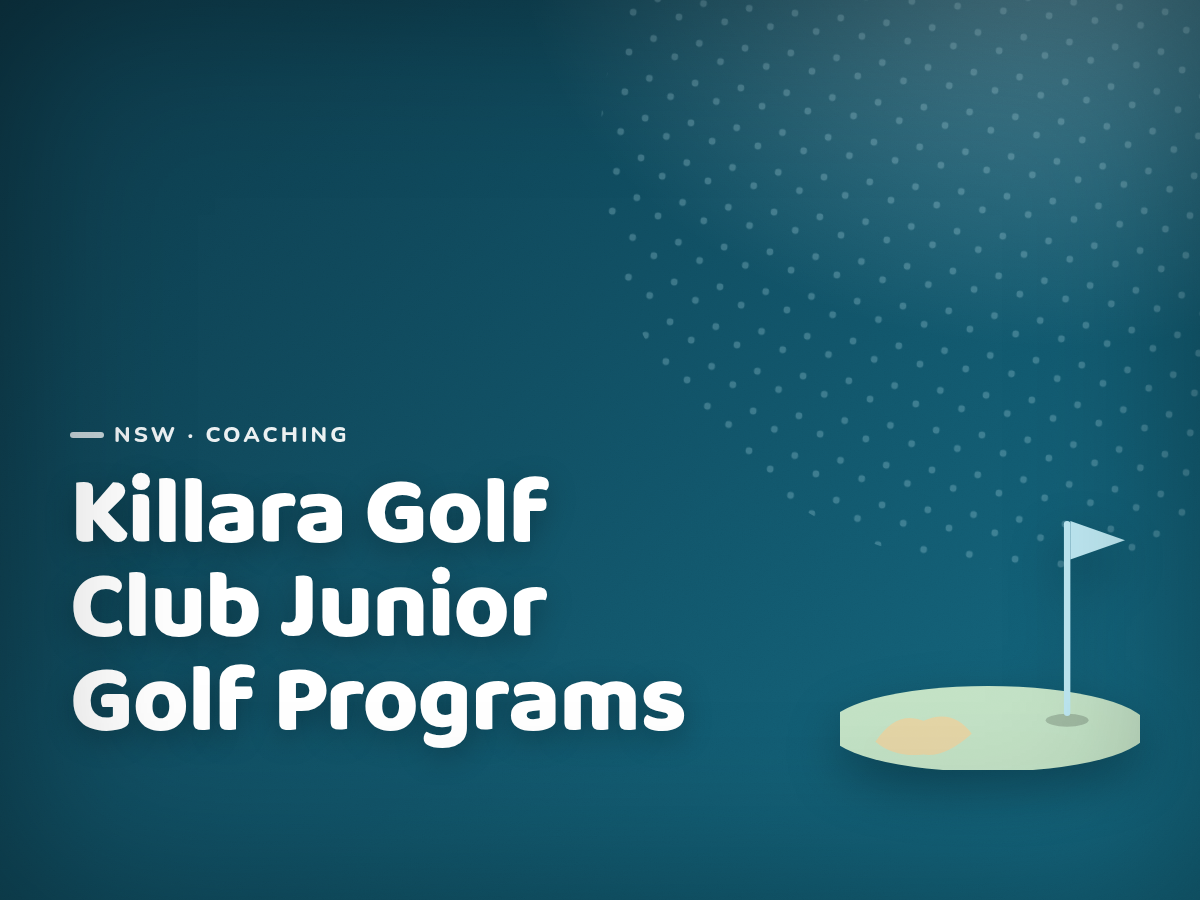 Golf Kids Australia branded tile for Killara Golf Club Junior Golf Programs - not a photograph
