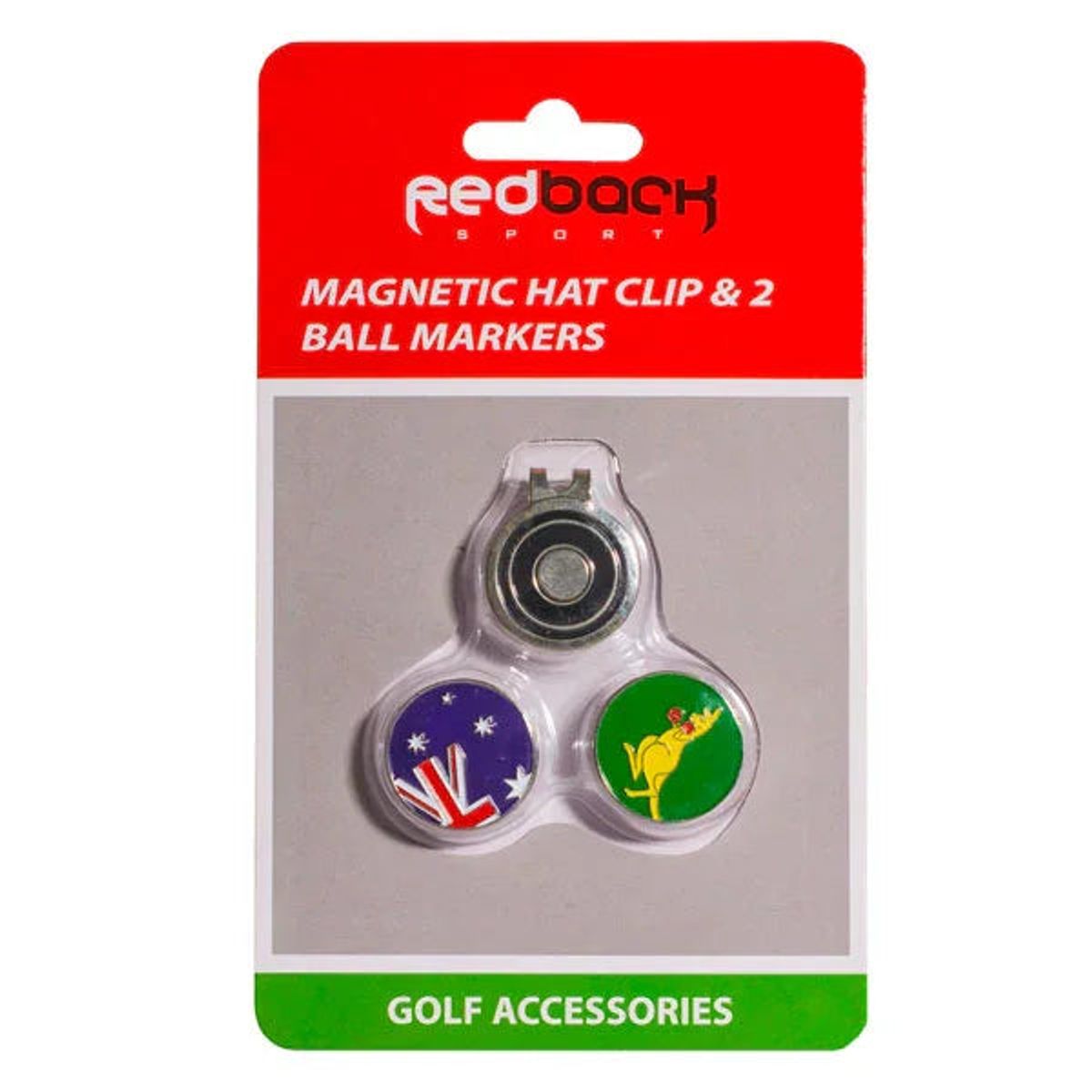 Redback Sport Golf Marker & Hat Clip Set